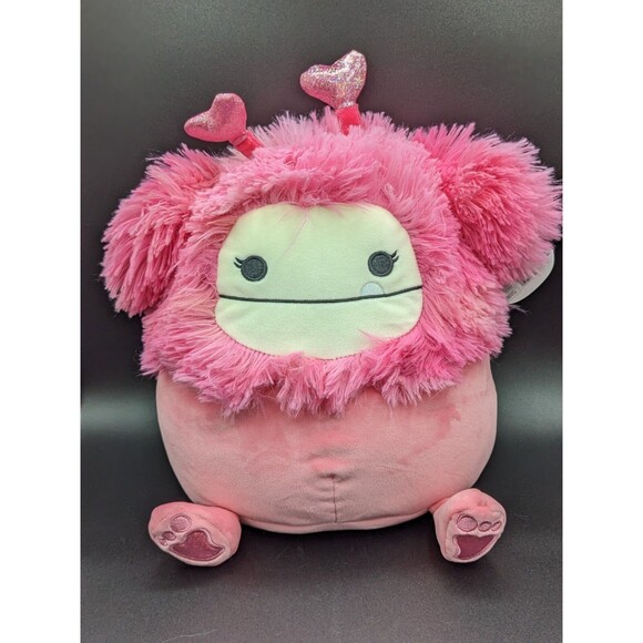 Squishmallows Kellytoy Official Caparinne The Bigfoot Yeti 12" NWT Valentine - Picture 1 of 7